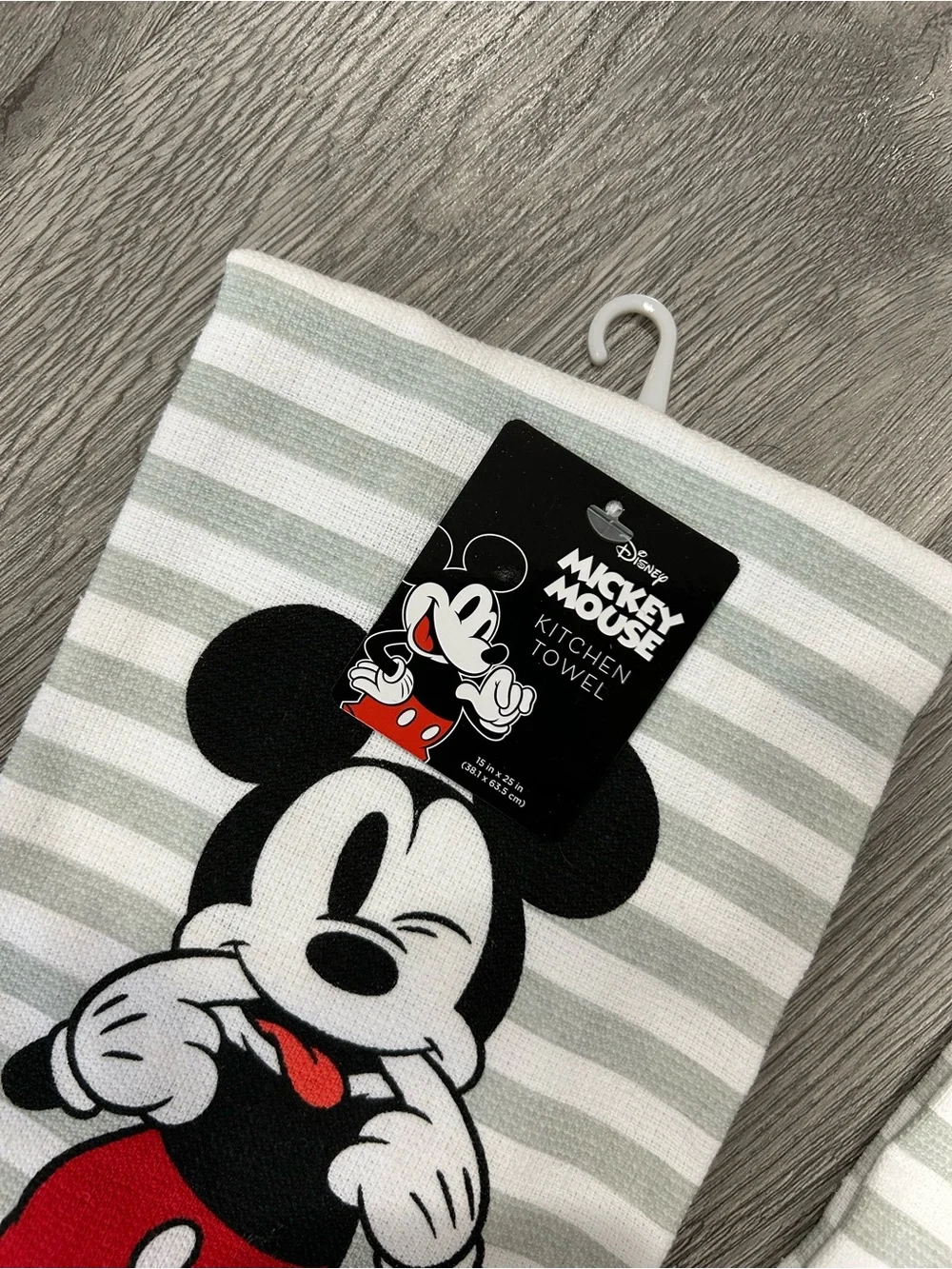 Disney Mickey Mouse Striped Bibs - White, Gray, Red, Yellow, Black